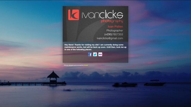 IvanClicks Photography Website